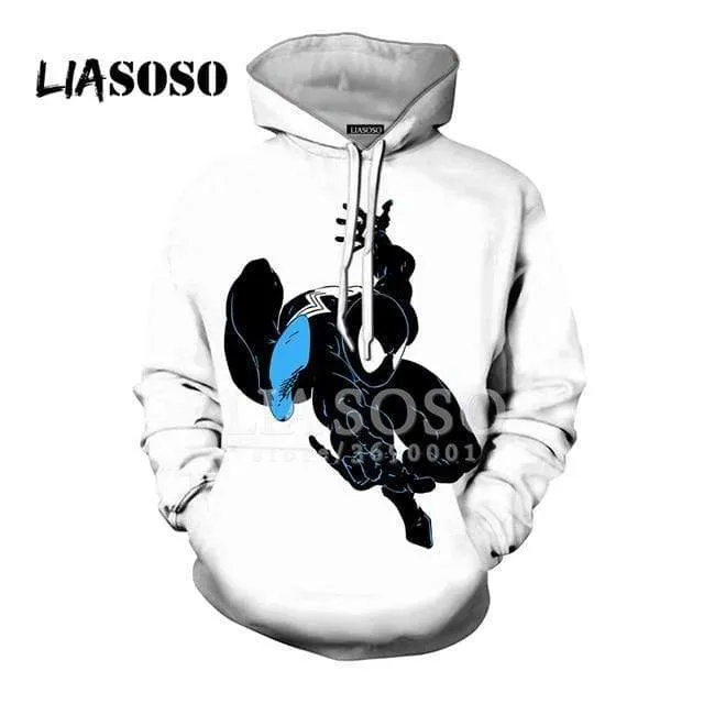 3D Print Superhero Venom Hoodies