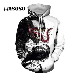 3D Print Superhero Venom Hoodies