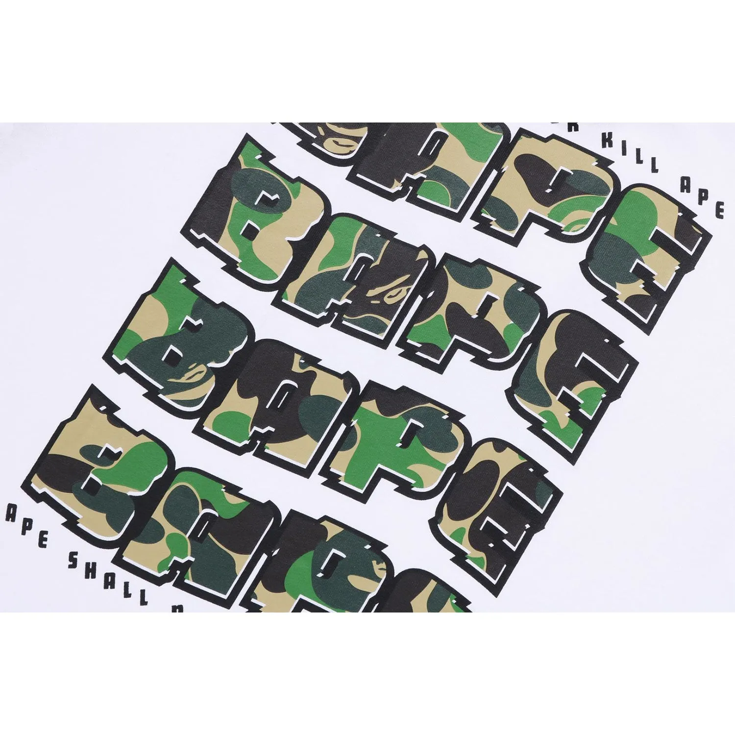 ABC CAMO BAPE LAYERED L/S TEE KIDS