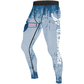 Air Force Veteran Men's Compression Leggings