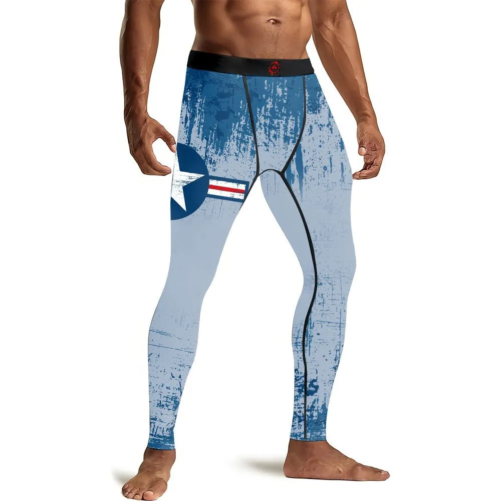 Air Force Veteran Men's Compression Leggings