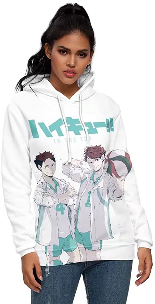 Anime Haikyuu Hoodie - Oikawa Tooru Unisex Hooded Sweatshirt
