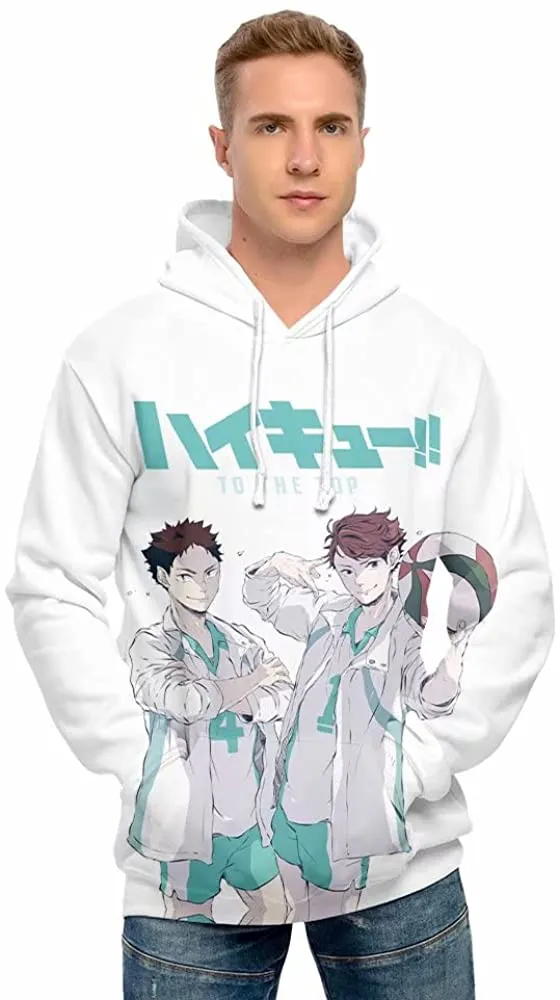 Anime Haikyuu Hoodie - Oikawa Tooru Unisex Hooded Sweatshirt