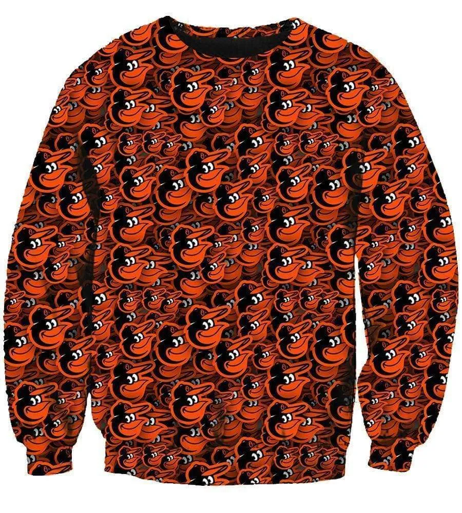Baltimore Orioles Hoodies - Pullover Red Hoodie