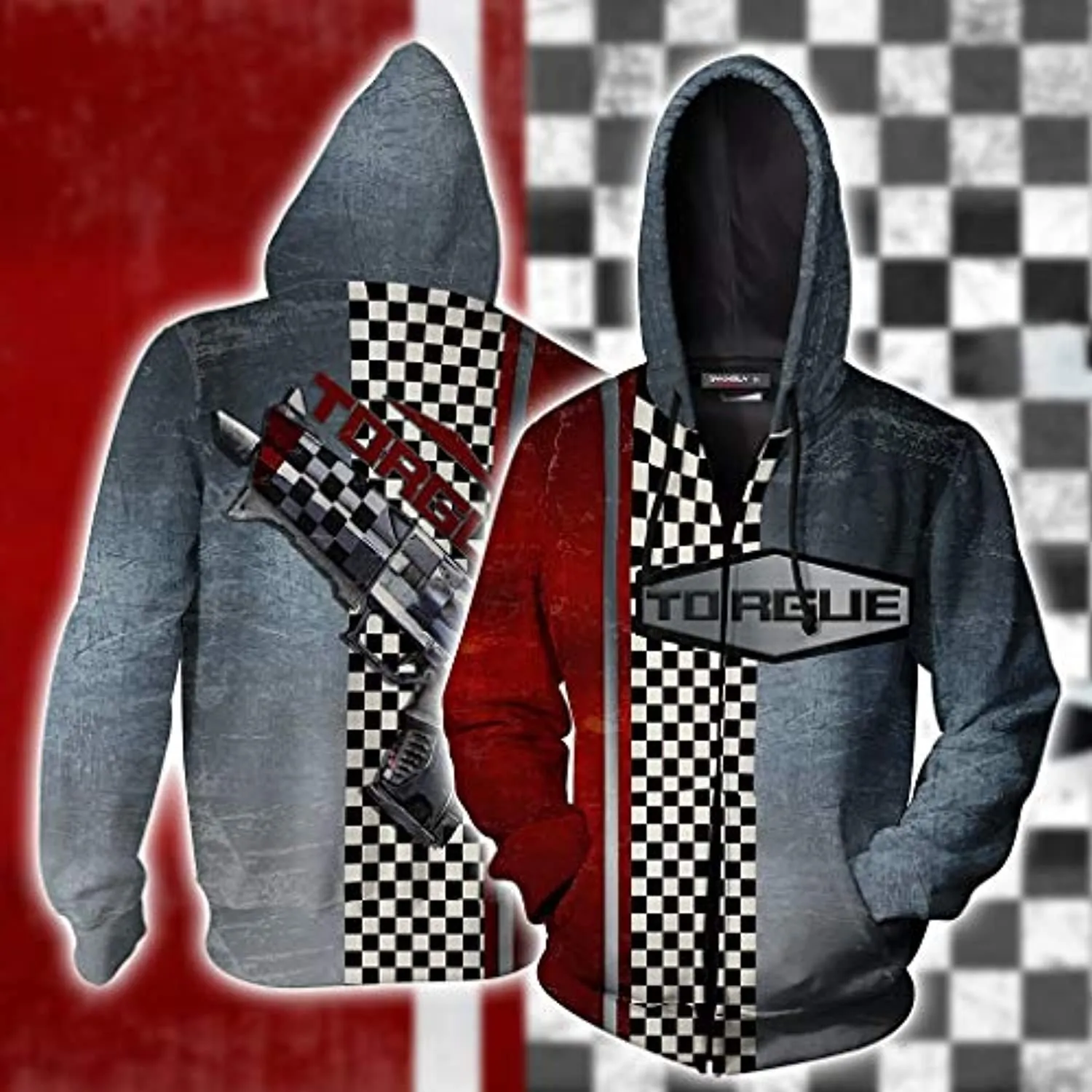 Borderlands Hooded Jacket - 3D Unisex Hooded Zipper Sweatshirt Coat