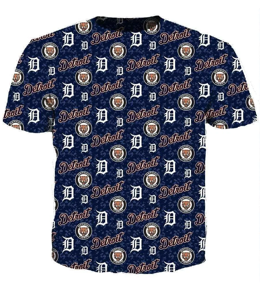Detroit Tigers Hoodies - Pullover Blue Hoodie