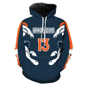 Football NFL Hoodies - Pullover Denver Broncos Hoodie
