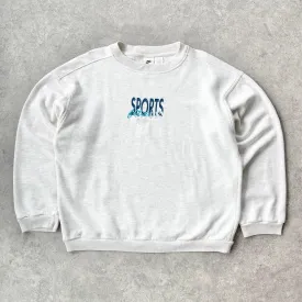 Nike RARE 1990s ‘sports fitness’ heavyweight embroidered sweatshirt (L)