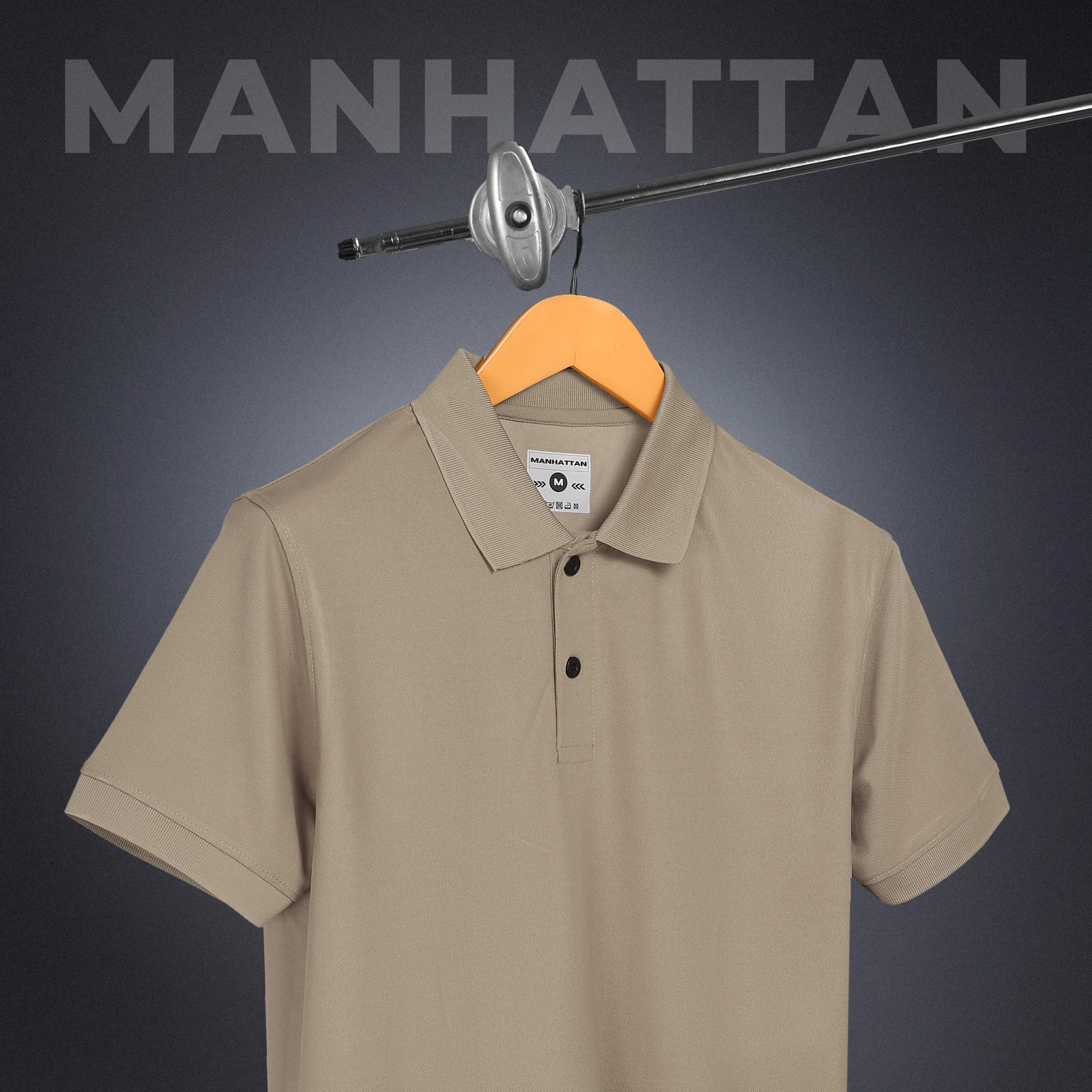 Sports Dry Fit Aluminium Polo T Shirts (Micro Polyester)