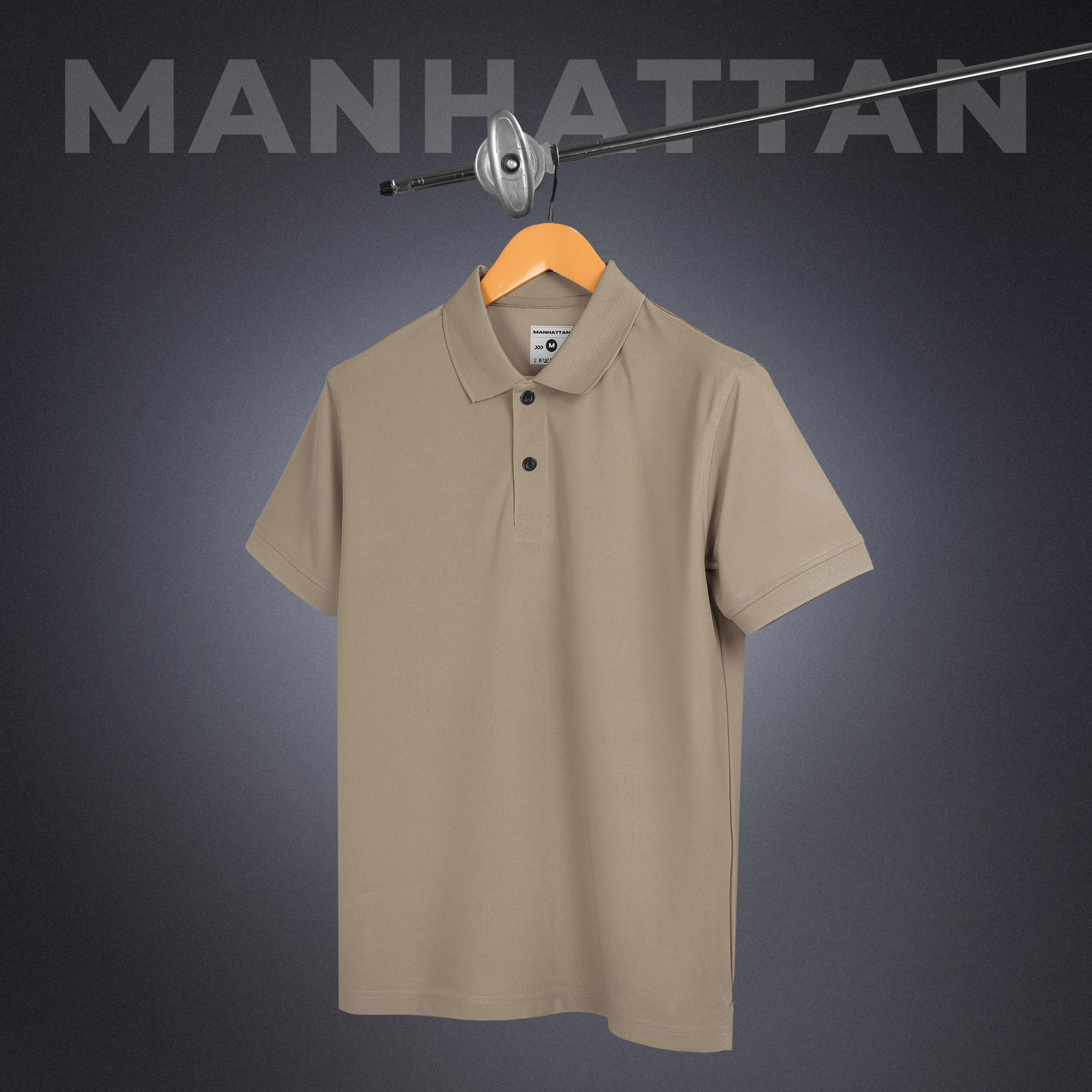 Sports Dry Fit Aluminium Polo T Shirts (Micro Polyester)