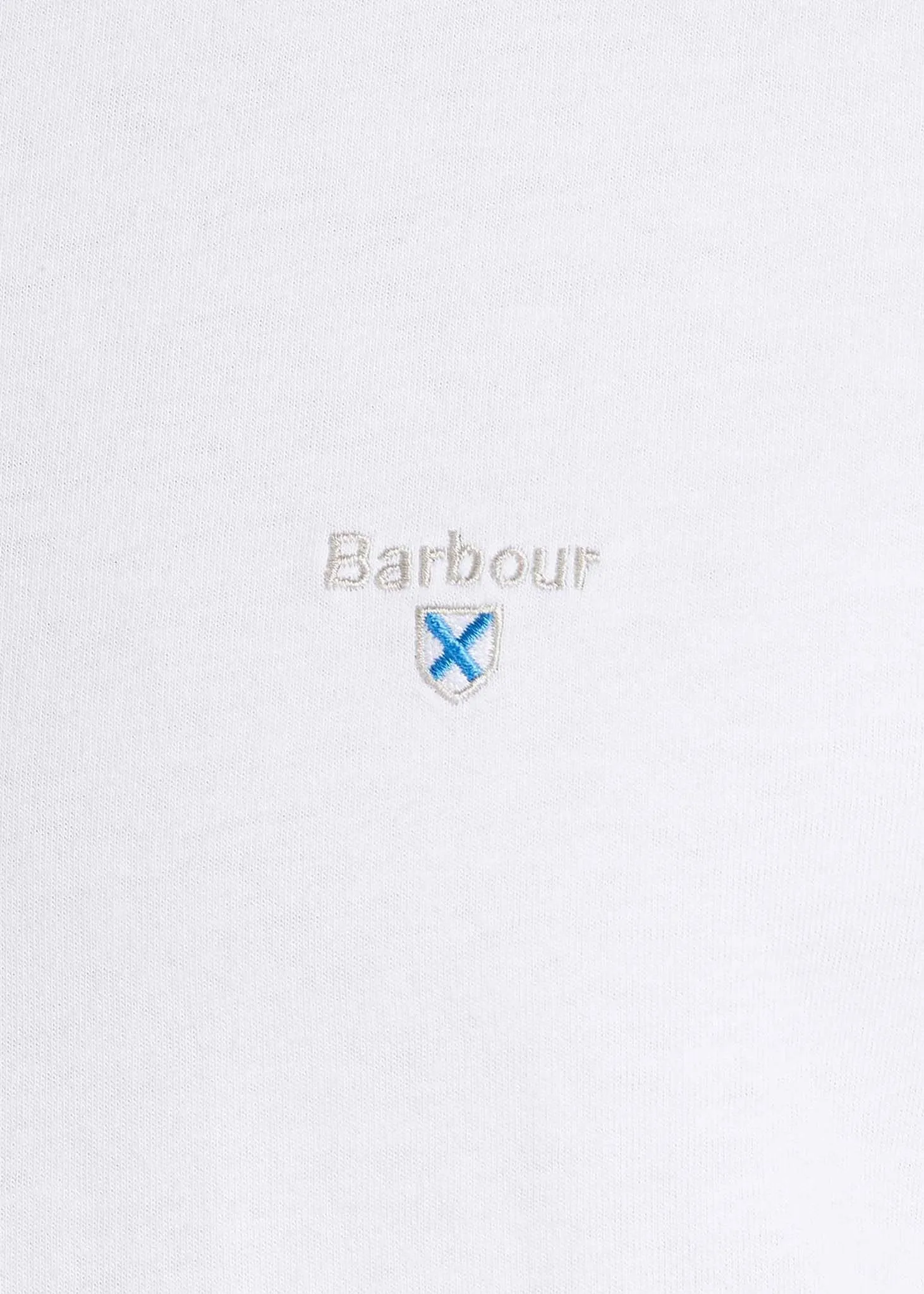 Tartan sports tee - white